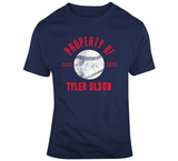 Tyler Olson Property Cleveland Baseball Fan T Shirt