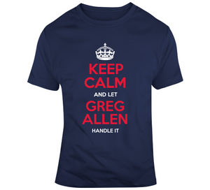 Greg Allen Keep Calm Cleveland Baseball Fan T Shirt