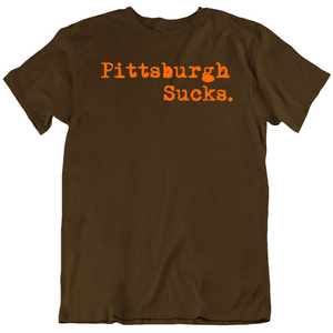 Big Fan Pittsburgh Sucks Cleveland Football Fan v2 T Shirt