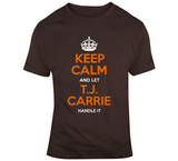 Tj Carrie Keep Calm Cleveland Football Fan T Shirt