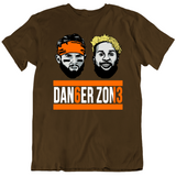 Danger Zone Odell Beckham Baker Mayfield Cleveland Football Fan T Shirt