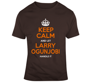 Larry Ogunjobi Keep Calm Cleveland Football Fan T Shirt
