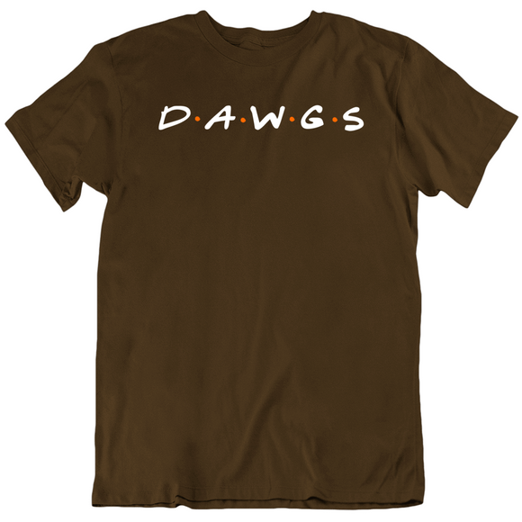Dawgs Friends Parody Cleveland Football Fan v2 T Shirt