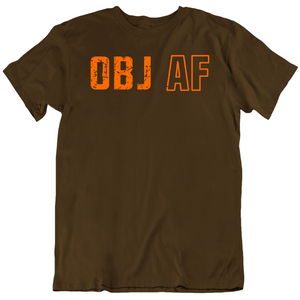 Odell Beckham jr OBJ AF Cleveland Football Fan T Shirt