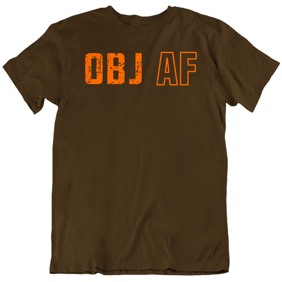 Odell Beckham jr OBJ AF Cleveland Football Fan T Shirt
