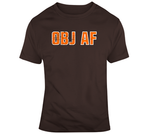 Odell Beckham Jr Obj Af Cleveland Football Fan T Shirt