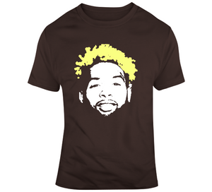 Odell Beckham Jr Big Head Silhouette Obj Fan V2 T Shirt