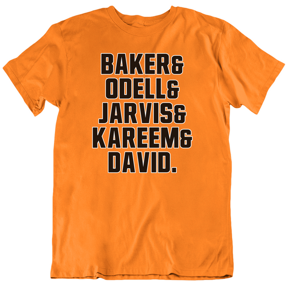 Offense Baker Odell Jarvis Kareem David Cleveland Football Fan V2 T Shirt