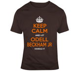 Odell Beckham Jr Keep Calm Cleveland Football Fan T Shirt