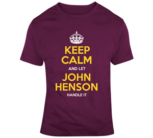 John Henson Keep Calm Cleveland Basketball Fan T Shirt