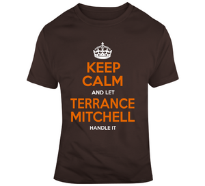 Terrance Mitchell Keep Calm Cleveland Football Fan T Shirt