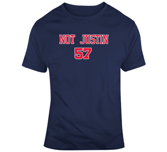 Shane Bieber Not Justin Cleveland Baseball Fan V1 T Shirt
