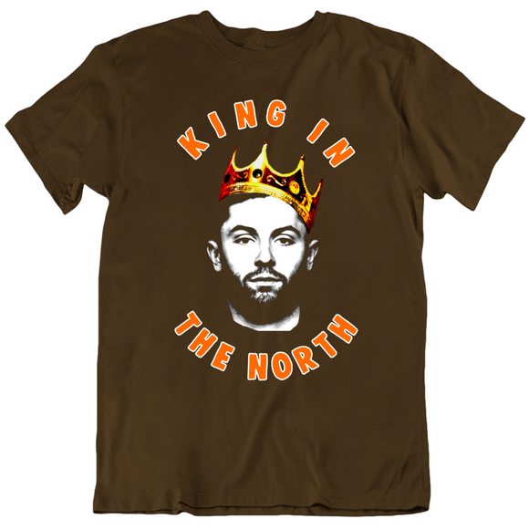 Baker Mayfield King In The North Game Of Thrones Parody Cleveland Football Fan T Shirt