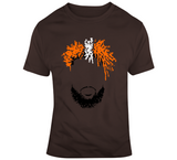Odell Beckham Big Head Silhouette Cleveland Football Fan T Shirt