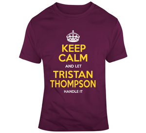 Tristan Thompson Keep Calm Cleveland Basketball Fan T Shirt