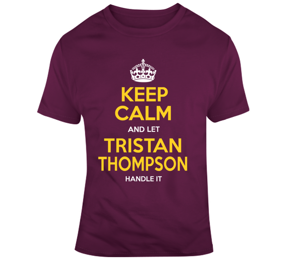 Tristan Thompson Keep Calm Cleveland Basketball Fan T Shirt