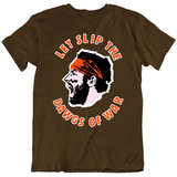 Baker Mayfield Let Slip The Dawgs of War Cleveland Football Fan T Shirt