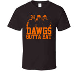 Dawgs Gotta Eat Obj Odell Beckham Jr Jarvis Baker Cleveland Football Fan T Shirt