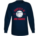 Jose Ramirez Property Cleveland Baseball Fan T Shirt