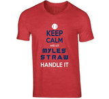 Myles Straw Keep Calm Cleveland Baseball Fan V2 T Shirt