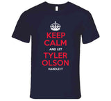 Tyler Olson Keep Calm Cleveland Baseball Fan T Shirt