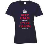 Tyler Olson Keep Calm Cleveland Baseball Fan T Shirt