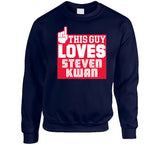Steven Kwan This Guy Loves Cleveland Baseball Fan T Shirt