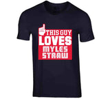 Myles Straw This Guy Loves Cleveland Baseball Fan T Shirt