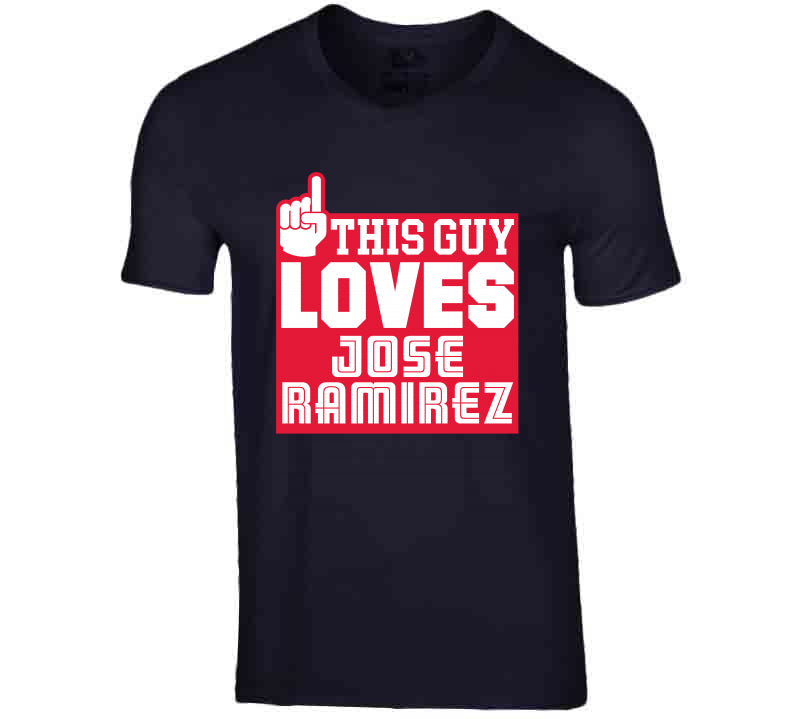 Jose Ramirez: Sugar Skull, Adult T-Shirt / Extra Large - MLB - Sports Fan Gear | breakingt