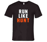 Kareem Hunt Run Like Hunt Cleveland Football Fan T Shirt