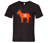 Joe Thomas Goat 73 Cleveland Football Fan T Shirt