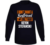 Kevin Stefanski Boyfriend Cleveland Football Fan T Shirt