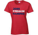 Jose Ramirez Freakin Cleveland Baseball Fan V2 T Shirt