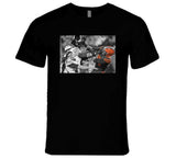 Myles Garrett Rudolph Helmet Smash Cleveland Football Fan Distressed T Shirt