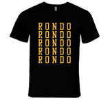 Rajon Rondo X5 Cleveland Basketball Fan T Shirt