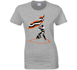 Baker Mayfield Plant The Flag Ohio Silhouette Cleveland Football Fan Distressed T Shirt