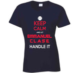 Emmanuel Clase Keep Calm Cleveland Baseball Fan T Shirt