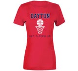 Get Flyer'd Up Dayton College Basketball Fan T Shirt