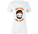 Baker Mayfield Believe The Hype Cleveland Football Fan v3 T Shirt