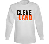 Cleveland The Land Cleveland Football Fan V2 T Shirt