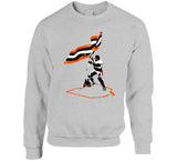 Baker Mayfield Plant The Flag Ohio Silhouette Cleveland Football Fan Distressed T Shirt