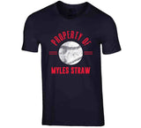 Myles Straw Property Of Cleveland Baseball Fan T Shirt