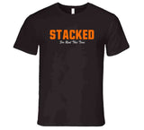 Stacked 3 For Real This Time Cleveland Football Fan T Shirt