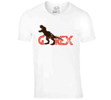Myles Garrett G Rex Silhouette Cleveland Football Fan White T Shirt