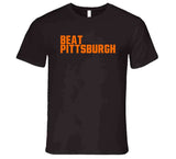 Beat Pittsburgh Cleveland Football Fan T Shirt