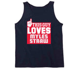 Myles Straw This Guy Loves Cleveland Baseball Fan T Shirt