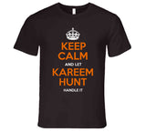 Kareem Hunt Keep Calm Cleveland Football Fan T Shirt