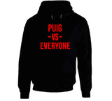Yasiel Puig Vs Everyone Fan Distressed Cleveland Baseball Fan T Shirt