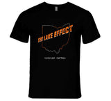 The Lake Effect Cleveland Football Fan Distressed T Shirt