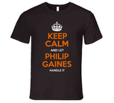 Philip Gaines Keep Calm Cleveland Football Fan T Shirt